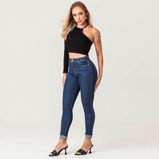 Calça Jeans Cigarrete Feminino Zune