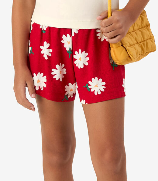 Conjunto Blusa com Shorts Cotton Rovi Kids Bege