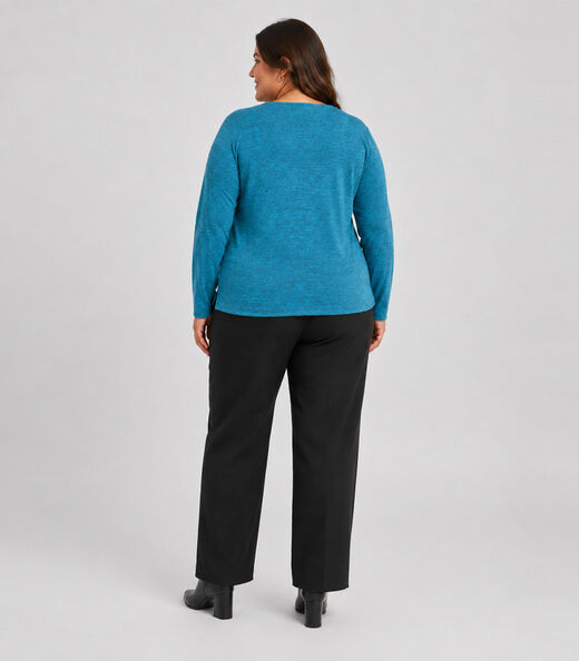 Blusa Feminina Plus Infinita Cor Azul