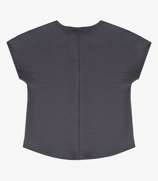 Blusa Feminina Em Malha Tapirus Infinita Cor Cinza
