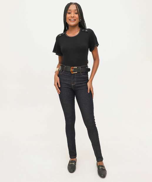 Calça Jeans Skinny Feminina Sawary