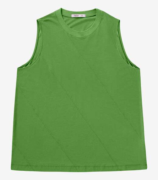 Regata Viscose Plus Size Secret Glam Verde