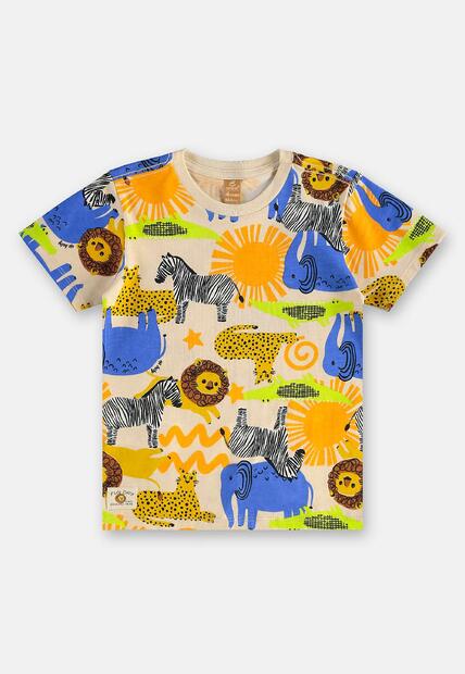 Camiseta Safári Infantil em Algodão Up Baby