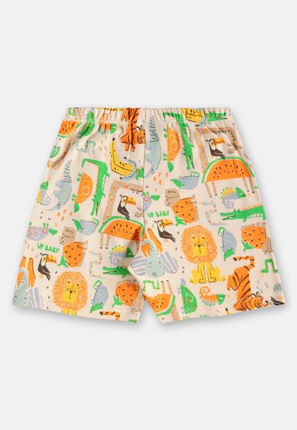 Pijama Infantil Camiseta e Bermuda Up Baby