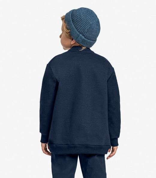 Jaqueta Infantil Masculina Bomber Trick Nick Azul