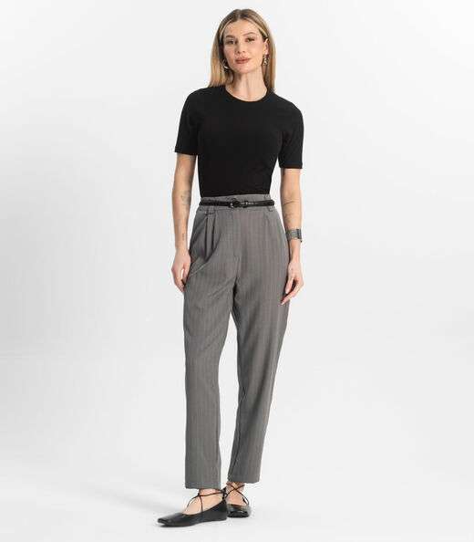 Blusa Básica Feminina Cotton Leve Rovitex Preto