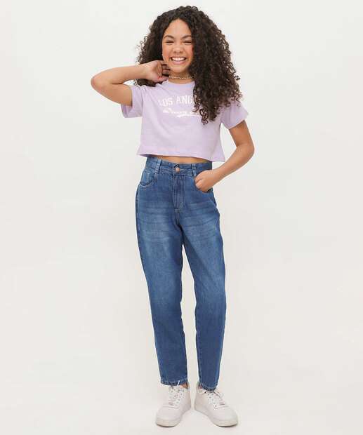 Image_Calça Jeans Skinny Juvenil Bordado Tam 10 a 16