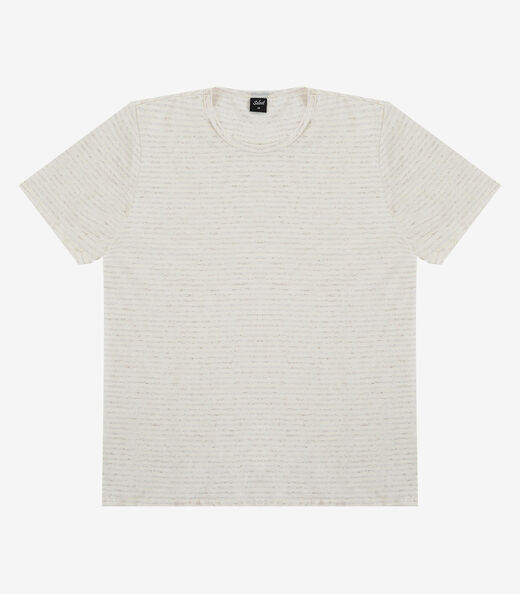 Camiseta Masculina Texturizada Select Bege