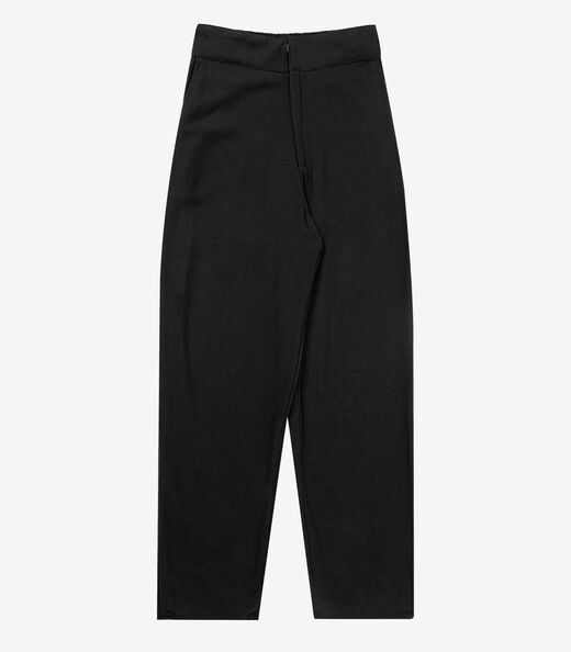 Calça Pantalona em Viscose Double Feminina Endless Preto