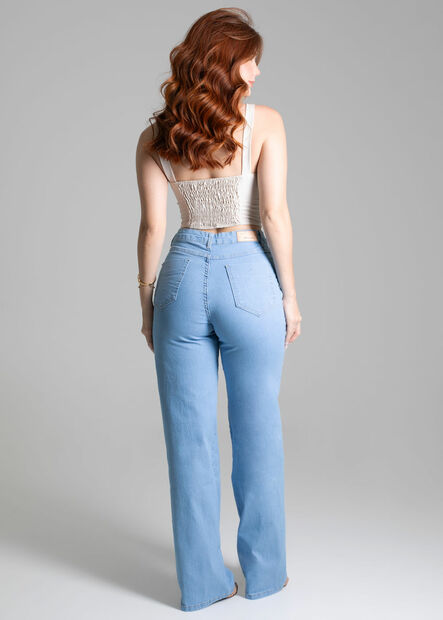 Calça Sawary Jeans Wide Leg - 278156