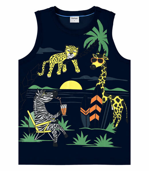 Image_Regata Infantil Masculina Em Meia Malha Rovi Kids Azul