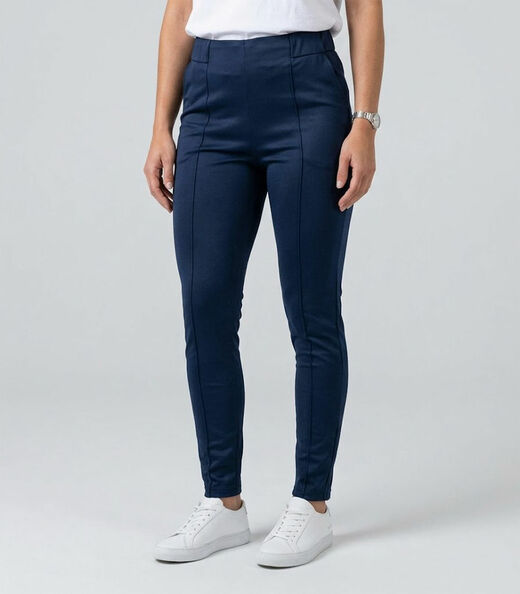 Legging Feminina Recorte Na Frente Infinita Cor Azul