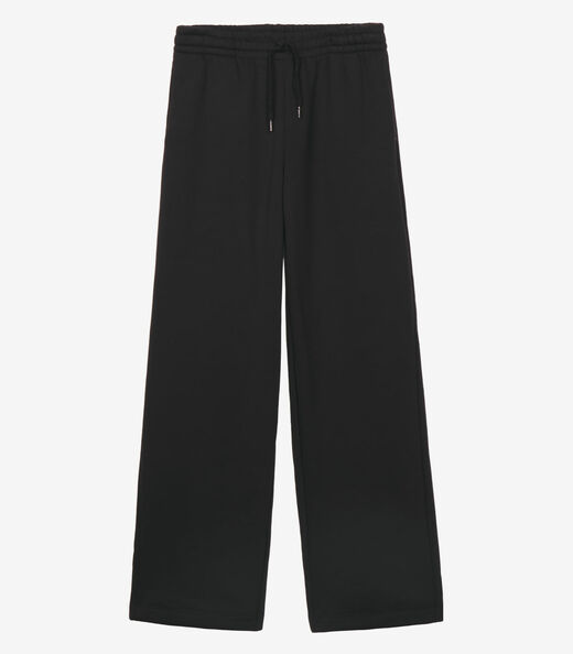 Calça Pantalona Moletom Felpado Básico Endless Preto