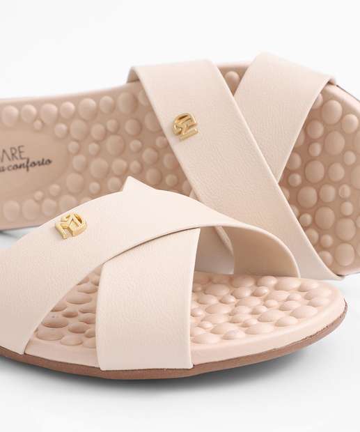 Rasteirinha Feminina Modare Bege