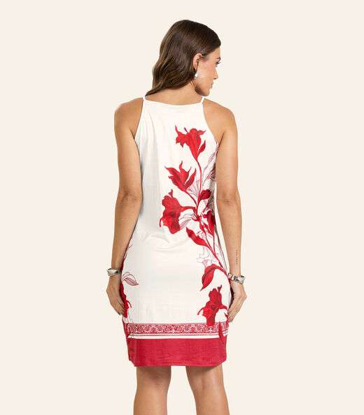 Vestido curto Endless Bege