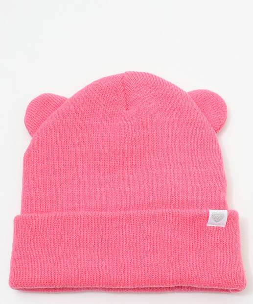 Touca Infantil Detalhe Orelhinha Marisa Tam 4 a 8 Rosa