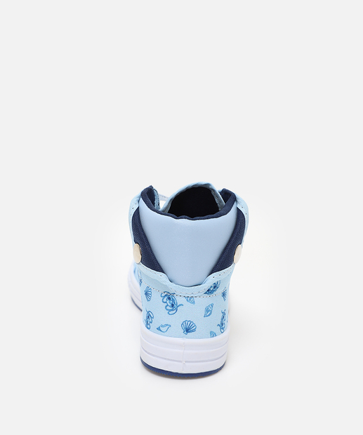 Tênis Infantil Casual Estampa Stitch Azul