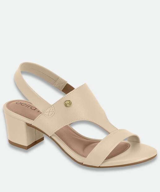 Image_Sandália Feminina Salto Grosso Beira Rio Bege