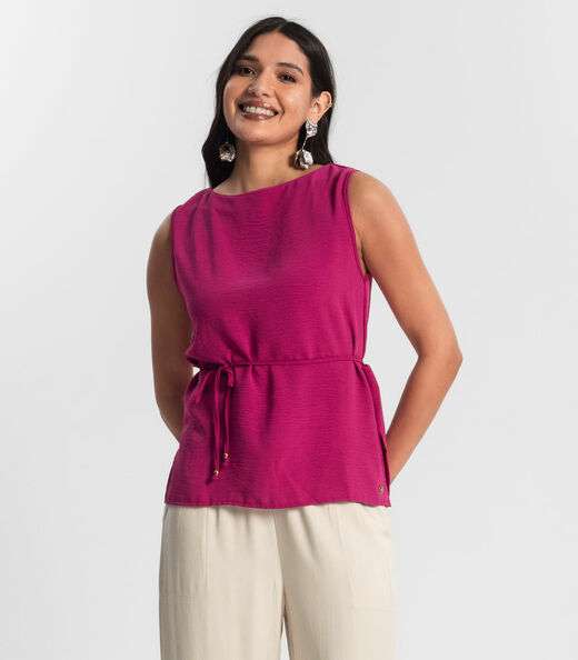 Image_Regata Feminina com Amarração Rovitex Rosa