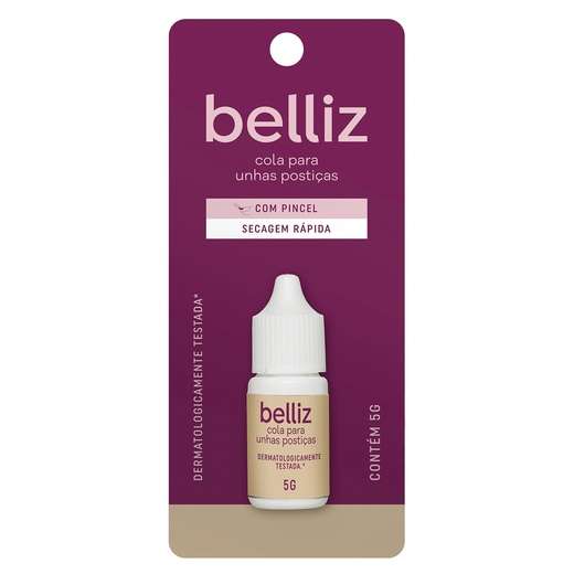 Image_Cola Para Unhas Posticas Belliz 5G Com Pincel