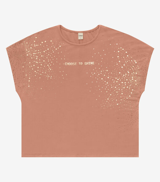 Blusa Feminina Viscotorcion Rovitex Marrom