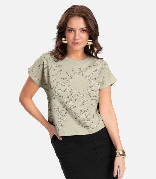 Image_Blusa Feminina Manga Curta Endless Bege