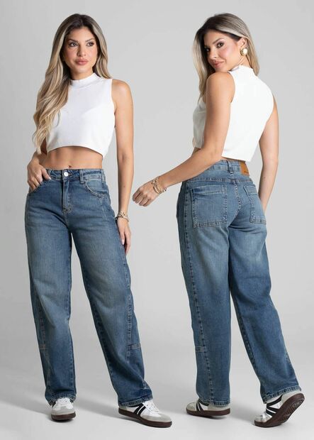 Calça Jeans Sawary Barrel - 282582