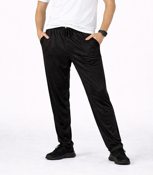 Calça Masculina Helanca Com Bolsos Rota Da Onda Preto