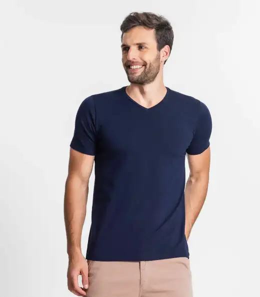 Camiseta Masculina Diametro Azul