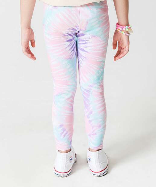 Calça Infantil Legging Tie Dye Marisa Tam 4 a 10 Azul