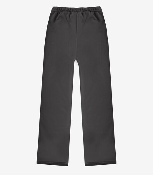 Calça Feminina Em Moletom Peluciado Infinita Cor Cinza