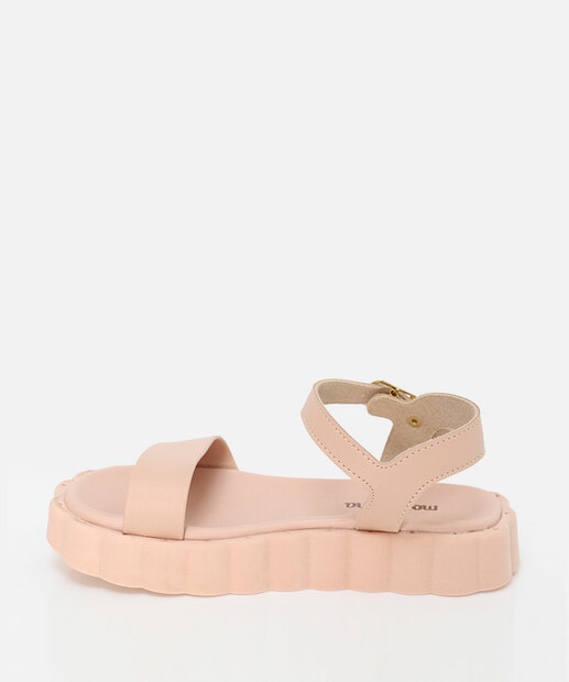 Sandália Infantil Tiras Molekinha Rosa
