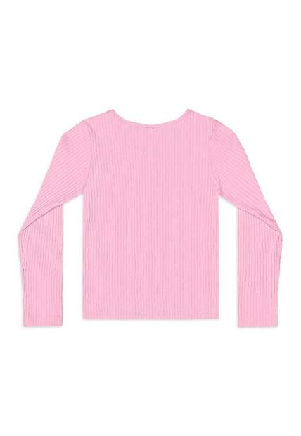 Blusa Ribana Canelada Manga Longa Quimby