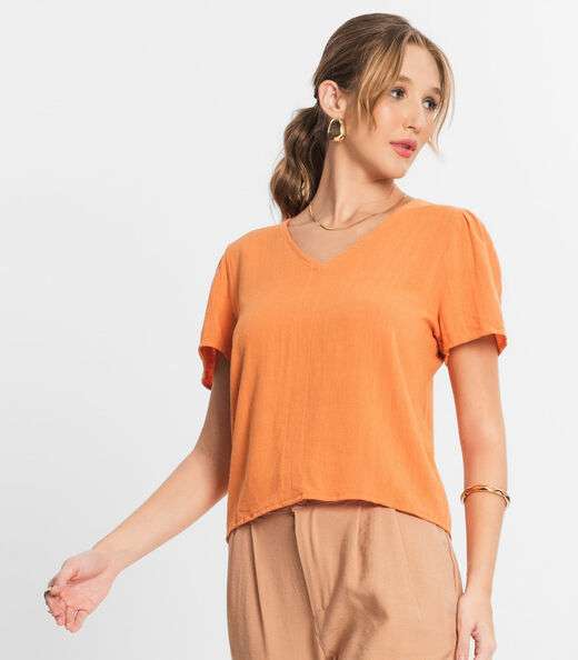 Blusa Feminina Comfy Select Laranja