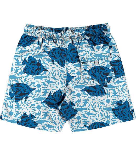 Shorts Masculino Estampado Microfibra Rovitex Azul