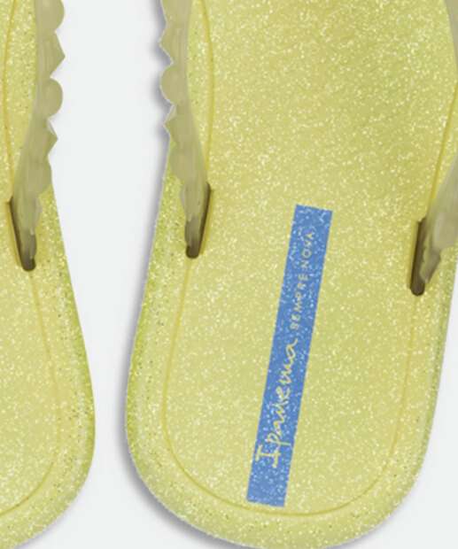 Chinelo Ipanema Feminino Glitter Textura Meu Sol 