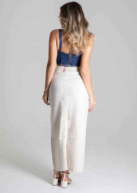 Saia Linho Sawary Midi - 275191