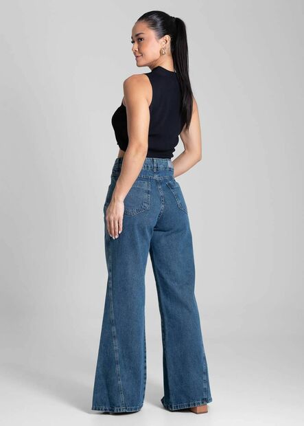 Calça Jeans Sawary Wide Leg - 281716