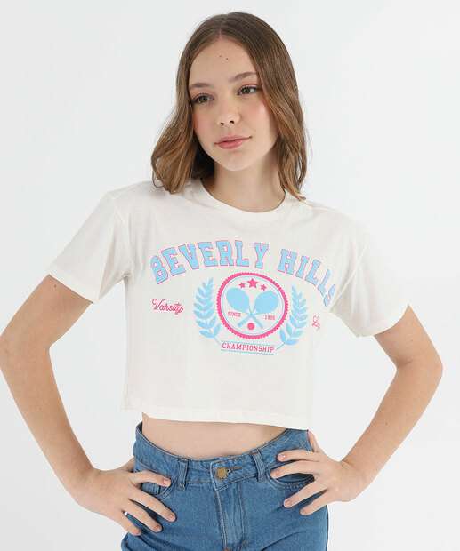 Image_Blusa Juvenil Cropped Frase Marisa Tam 10 a 16 Off White