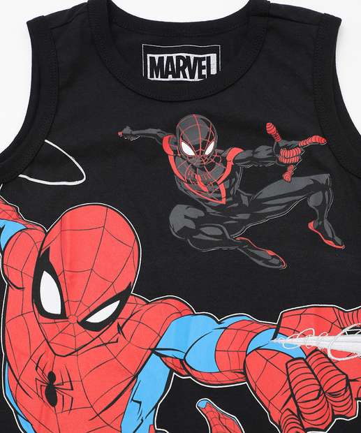 Regata Infantil Homem Aranha Marvel Tam 4 a 10