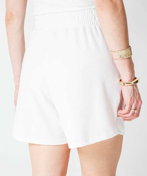 Short Feminino Bolsos Marisa Bege