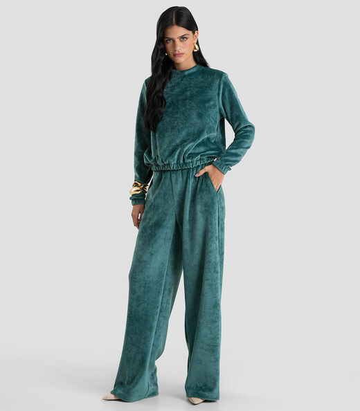 Blusão Feminino Plush Dianna Verde