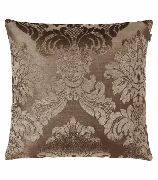 Image_Capa De Almofada Medalhão Classic Adomes Marrom