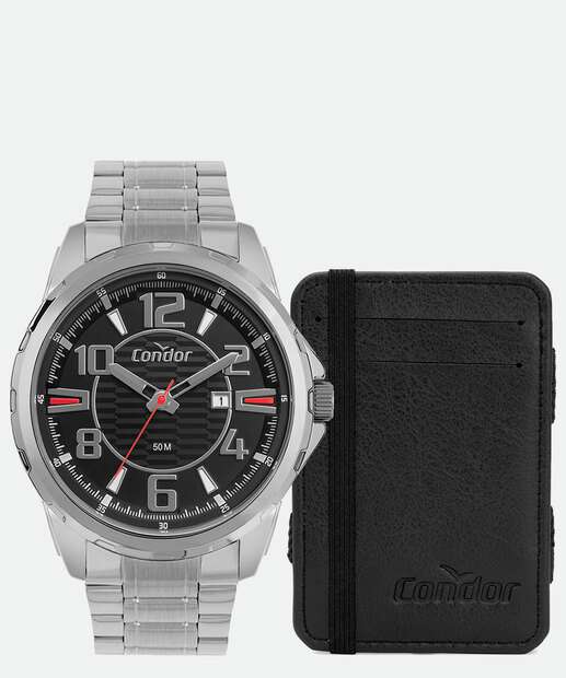Kit Relógio Masculino Condor CO2117AI/K4P