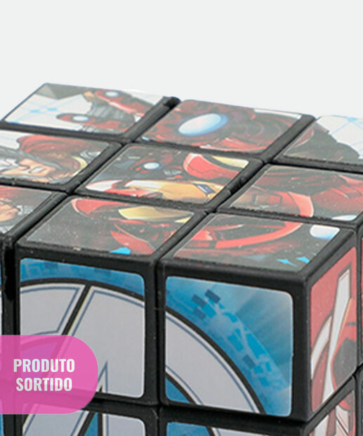 Cubo Mágico Sortido Infantil Estampa Vingadores Marvel