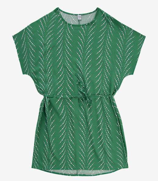 Image_Vestido Feminino Estampado Infinita Cor Verde