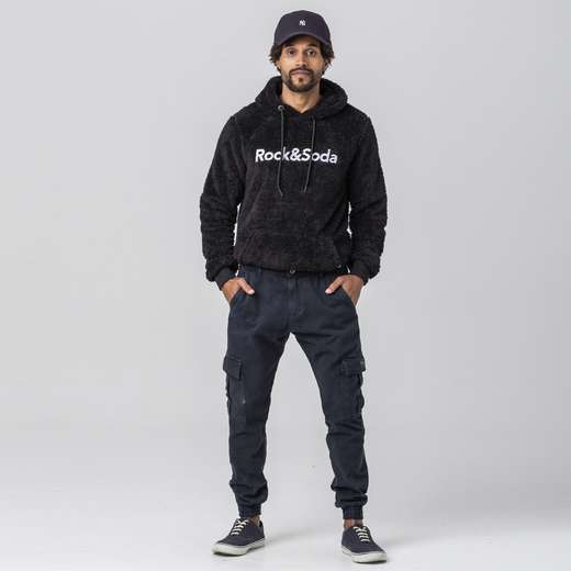 Image_Blusão Moletom Rock e Soda Masculino Bolso Canguru Capuz Teddy