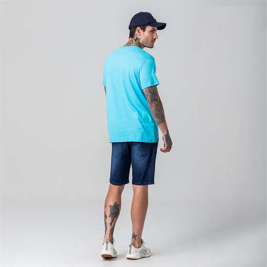 Camiseta Masculina Estampa Rock e Soda