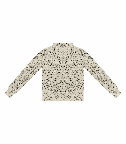 Camisa  Estampada Feminina Rovitex Bege