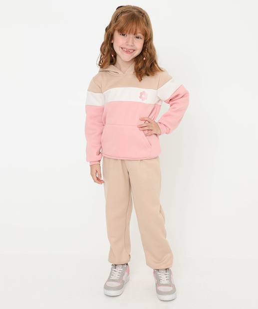 Image_Conjunto Infantil Moletom Bordado Marisa Tam 4 a 10 Rosa